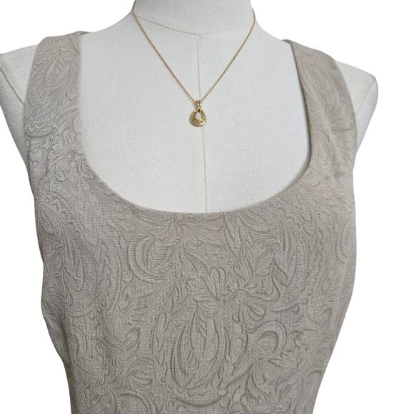 Danny & Nicole Vtg Y2K Romantic Fem Cottage Embroidered Sheer High Low Dress 10 - Picture 3 of 12